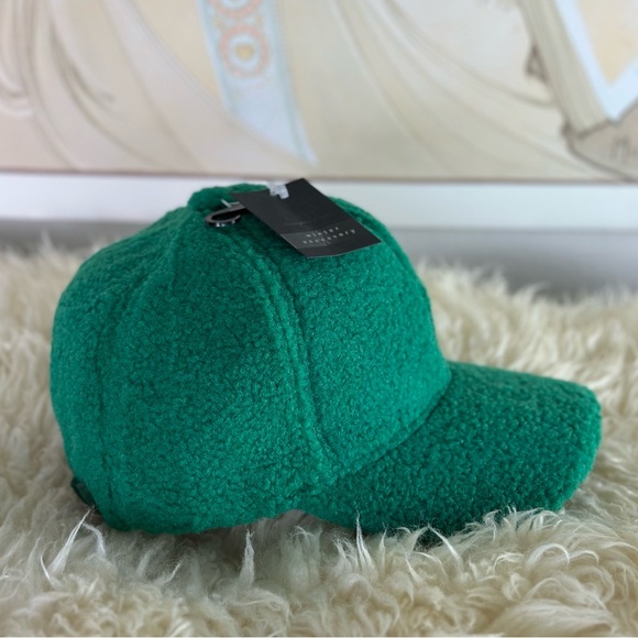 NWT Do Everything In Love Solid Sherpa Baseball Cap Kelly Green - Picture 3 of 8